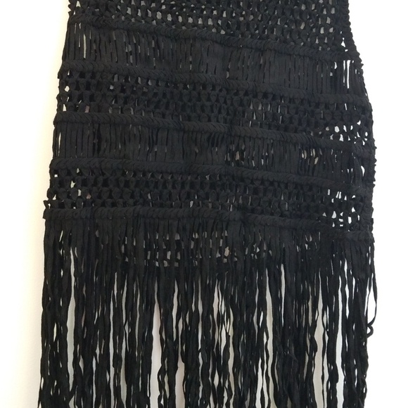 BLACK CROCHET TOP - Picture 4 of 5